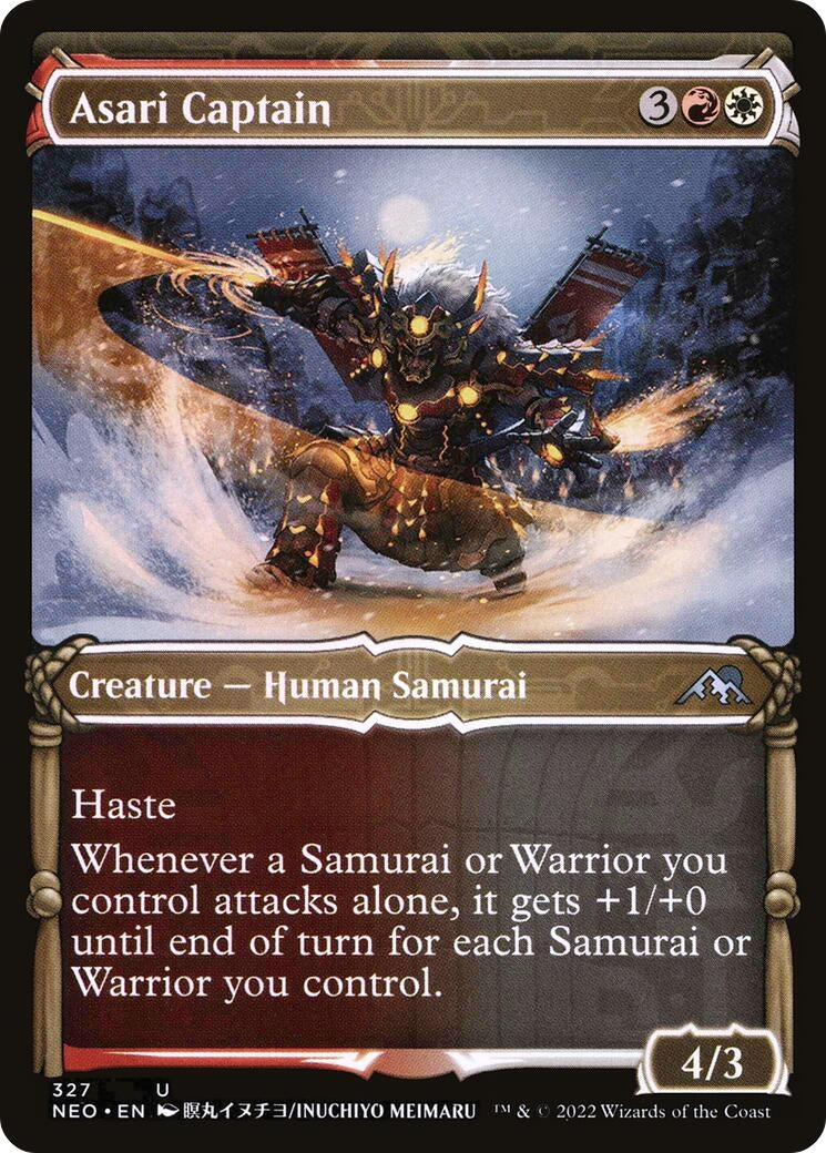 Image for Asari Captain (Showcase) (327) (NEO) - Magic: The Gathering