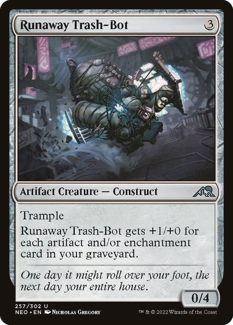 Image for Runaway Trash-Bot (257) (NEO) - Magic: The Gathering