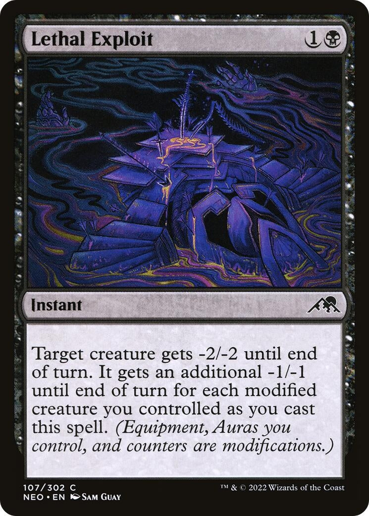 Image for Lethal Exploit (107) (NEO) - Magic: The Gathering