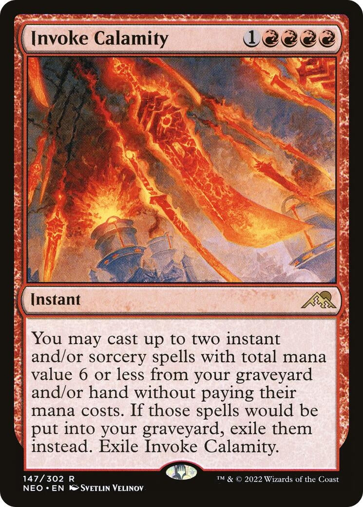 Image for Invoke Calamity (147) (NEO) - Magic: The Gathering