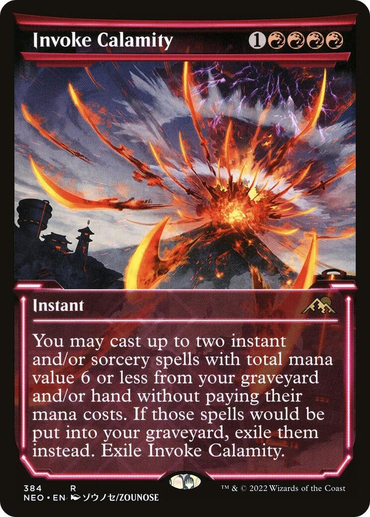 Image for Invoke Calamity (Showcase) (384) (NEO) - Magic: The Gathering