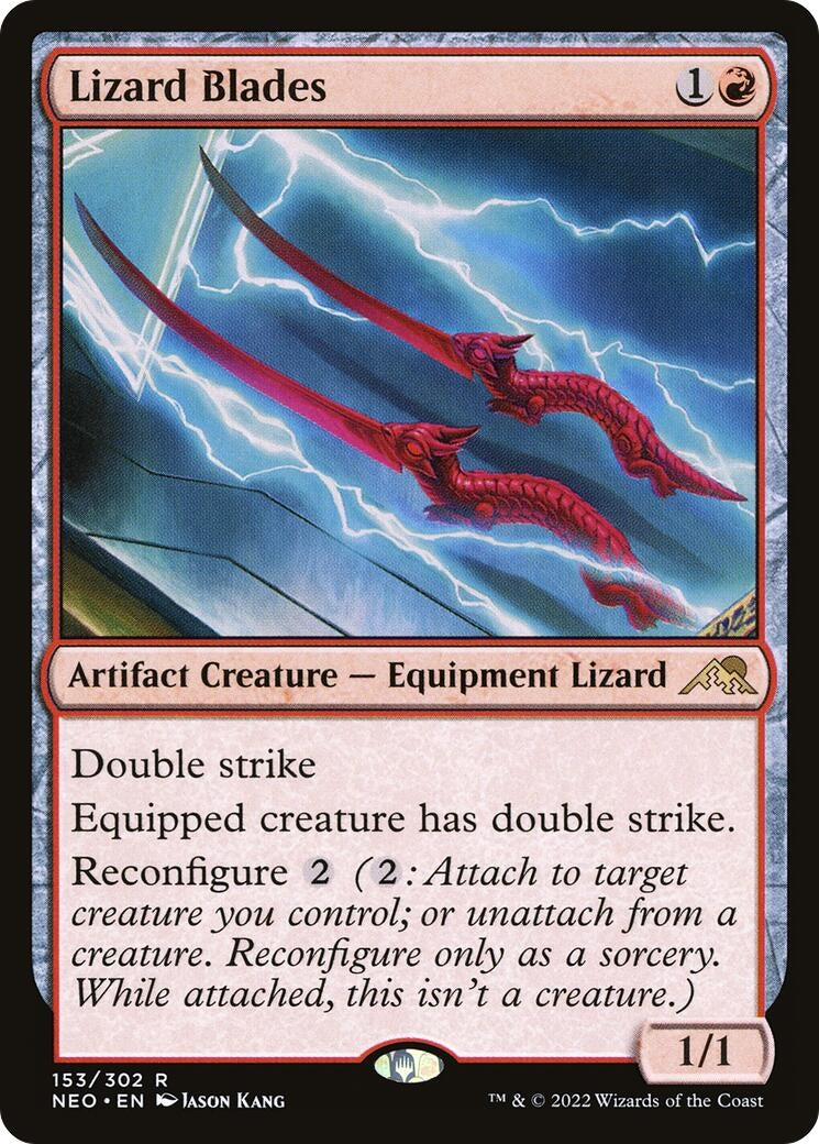 Image for Lizard Blades (153) (NEO) - Magic: The Gathering