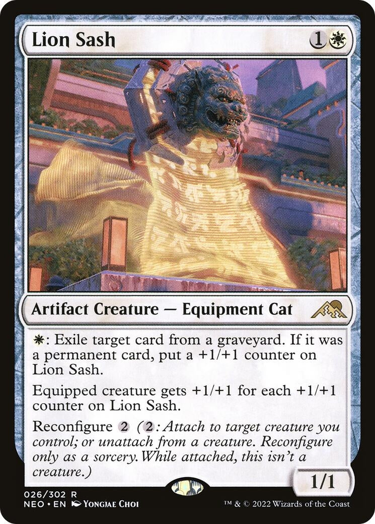 Image for Lion Sash (26) (NEO) - Magic: The Gathering