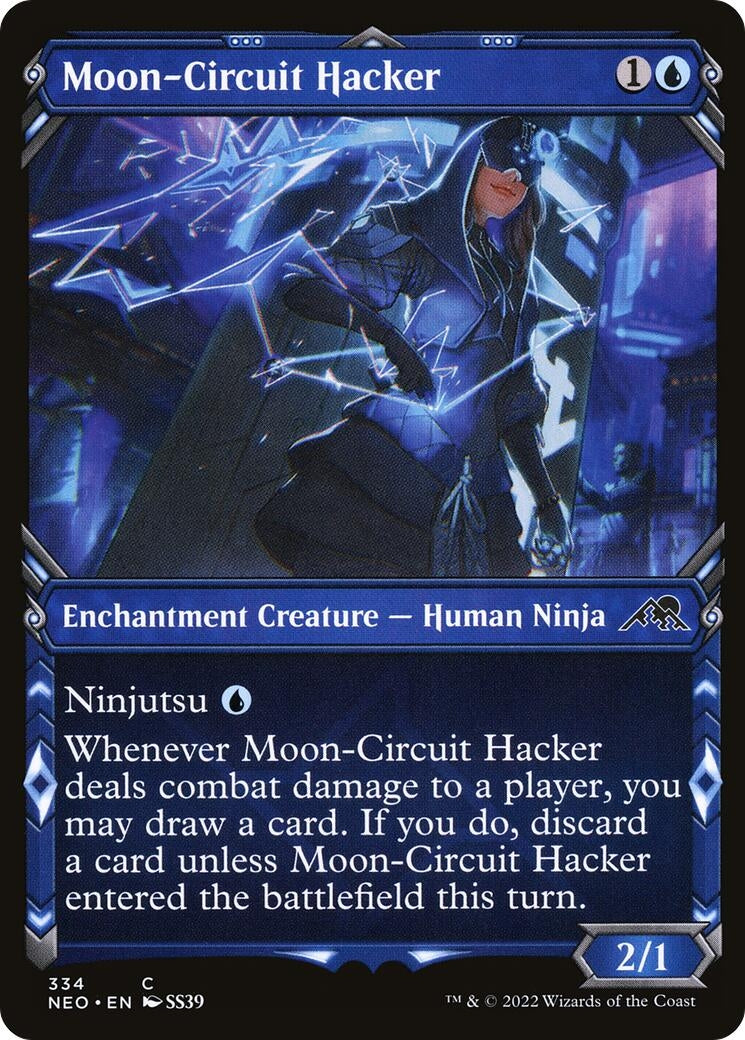 Image for Moon-Circuit Hacker (Showcase) (334) (NEO) - Magic: The Gathering
