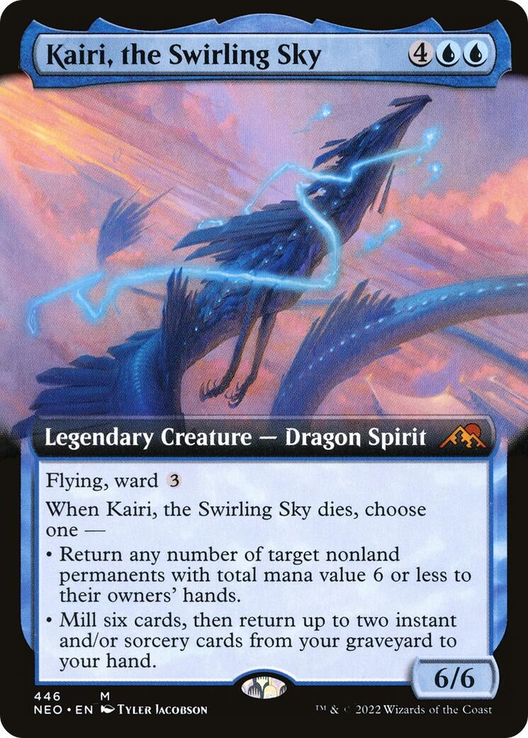 Image for Kairi, the Swirling Sky (Extended Art) (446) (NEO) - Magic: The Gathering