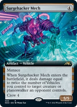 Image for Surgehacker Mech (Extended Art) (500) (NEO) - Magic: The Gathering