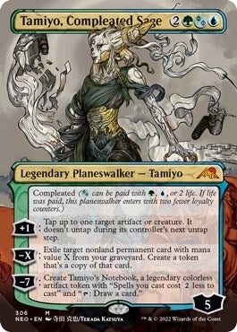 Image for Tamiyo, Compleated Sage (Borderless) (306) (NEO) - Magic: The Gathering