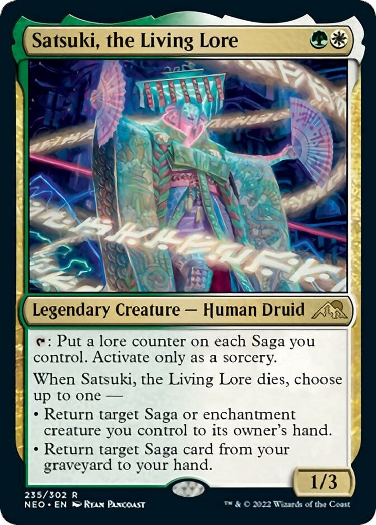 Image for Satsuki, the Living Lore (235) (NEO) - Magic: The Gathering