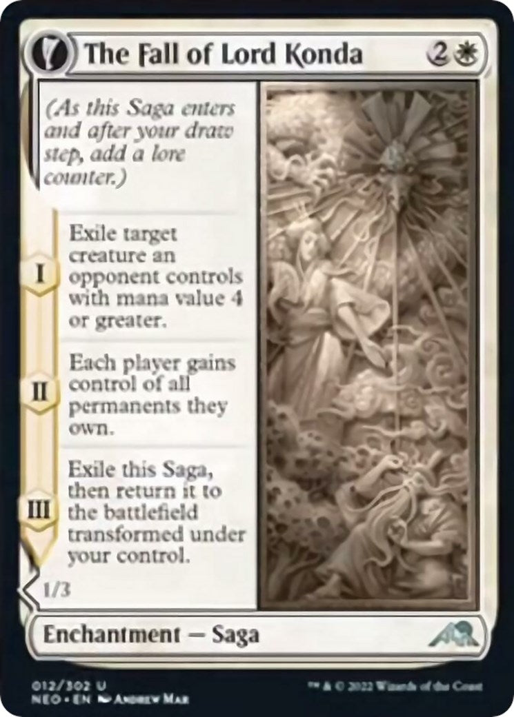 Image for The Fall of Lord Konda (12) (NEO) - Magic: The Gathering