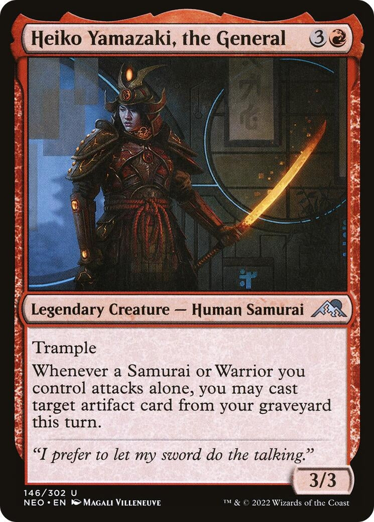 Image for Heiko Yamazaki, the General (146) (NEO) - Magic: The Gathering