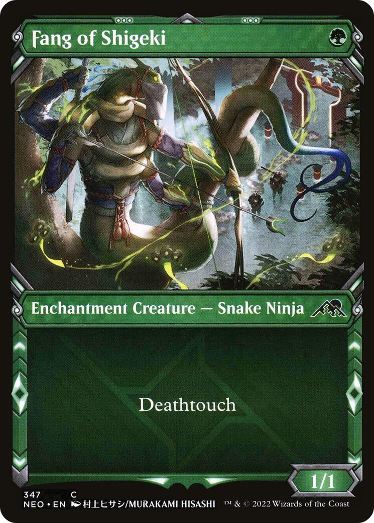 Image for Fang of Shigeki (Showcase) (347) (NEO) - Magic: The Gathering