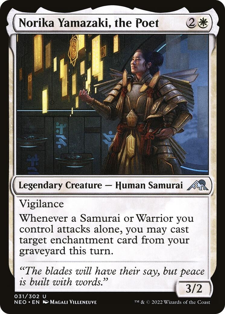 Image for Norika Yamazaki, the Poet (31) (NEO) - Magic: The Gathering