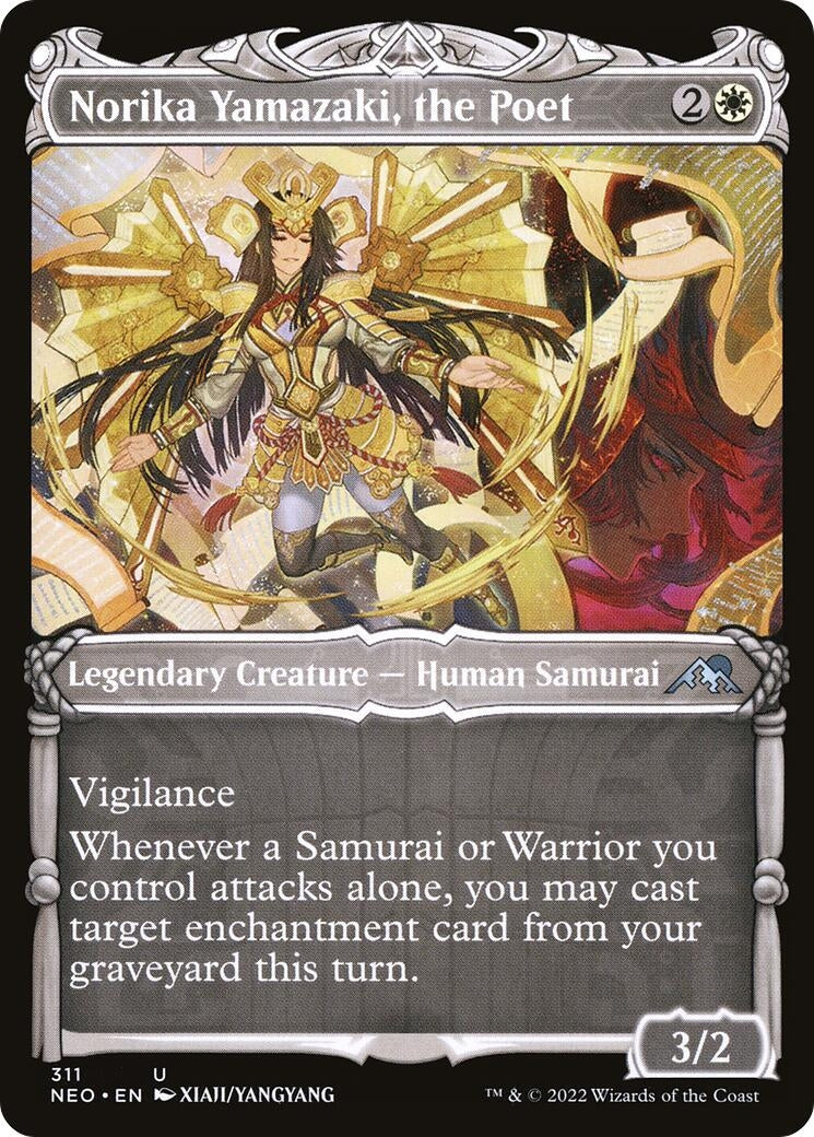 Image for Norika Yamazaki, the Poet (Showcase) (311) (NEO) - Magic: The Gathering