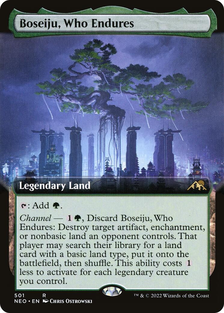 Image for Boseiju, Who Endures (Extended Art) (501) (NEO) - Magic: The Gathering