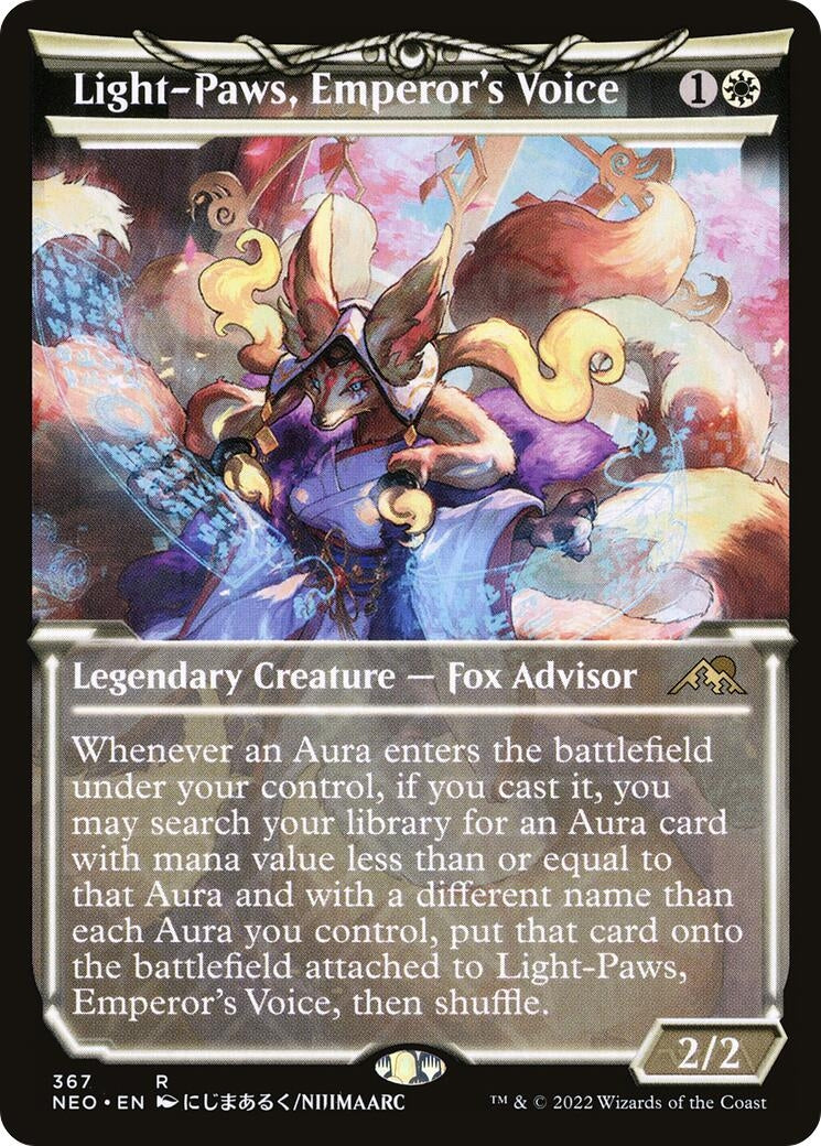 Image for Light-Paws, Emperor's Voice (Showcase) (367) (NEO) - Magic: The Gathering