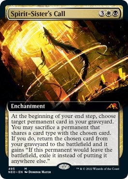 Image for Spirit-Sister's Call (Extended Art) (495) (NEO) - Magic: The Gathering