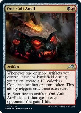 Image for Oni-Cult Anvil (230) (NEO) - Magic: The Gathering