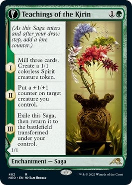 Image for Teachings of the Kirin (Extended Art) (482) (NEO) - Magic: The Gathering