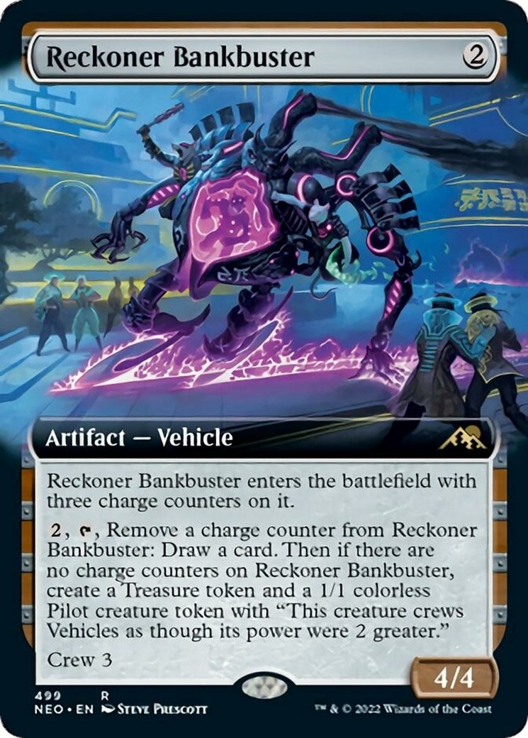 Image for Reckoner Bankbuster (Extended Art) (499) (NEO) - Magic: The Gathering