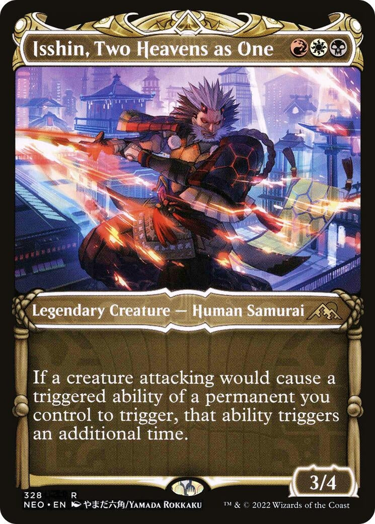 Image for Isshin, Two Heavens as One (Showcase) (328) (NEO) - Magic: The Gathering