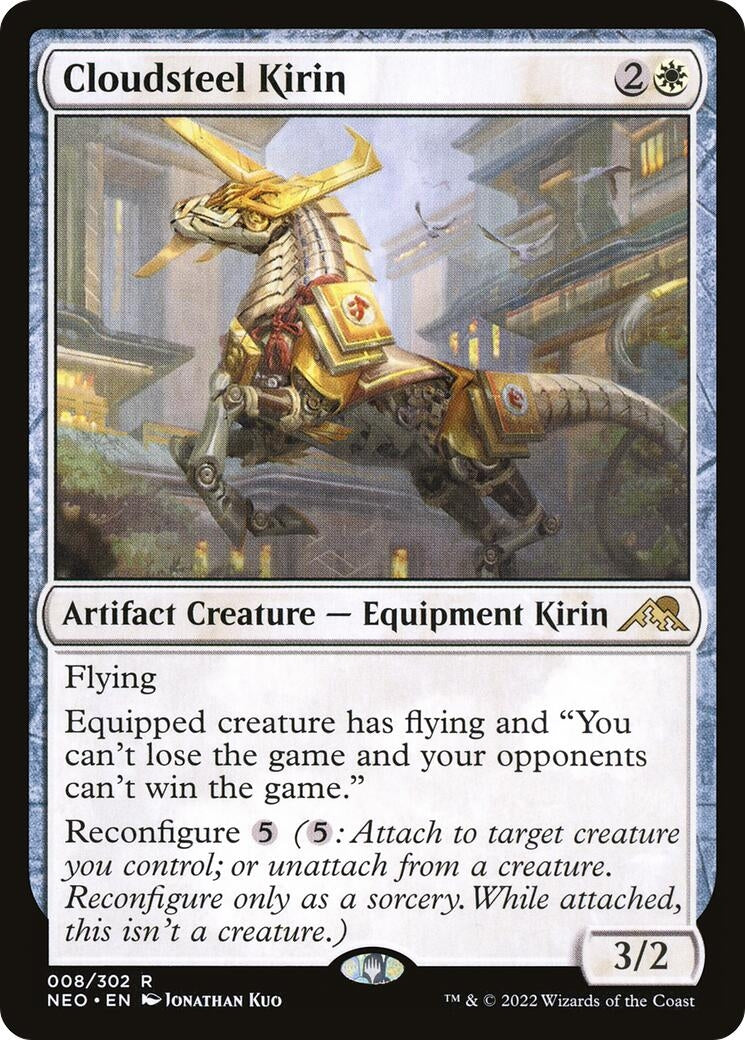 Image for Cloudsteel Kirin (8) (NEO) - Magic: The Gathering