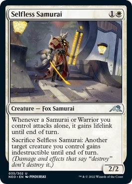 Image for Selfless Samurai (35) (NEO) - Magic: The Gathering