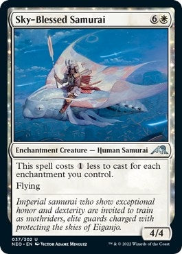 Image for Sky-Blessed Samurai (37) (NEO) - Magic: The Gathering