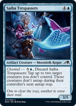 Image for Saiba Trespassers (77) (NEO) - Magic: The Gathering