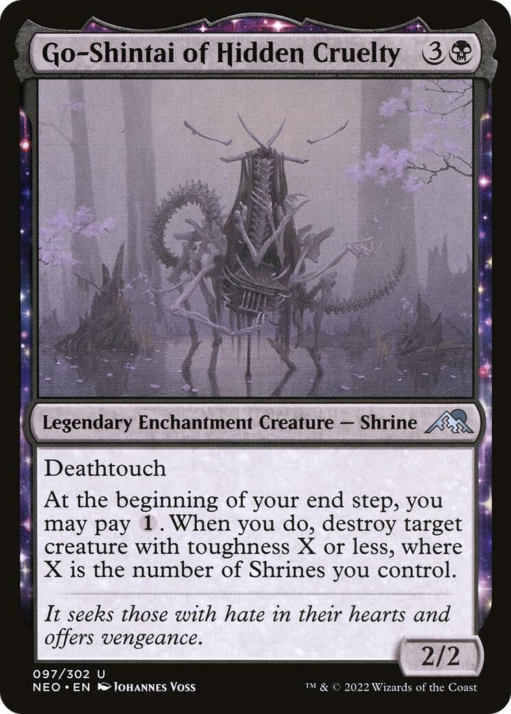 Image for Go-Shintai of Hidden Cruelty (97) (NEO) - Magic: The Gathering