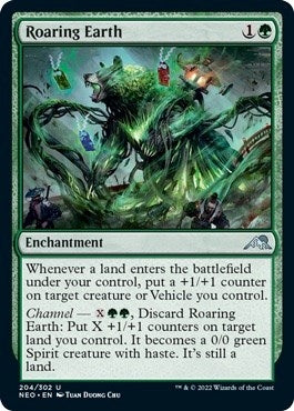 Image for Roaring Earth (204) (NEO) - Magic: The Gathering
