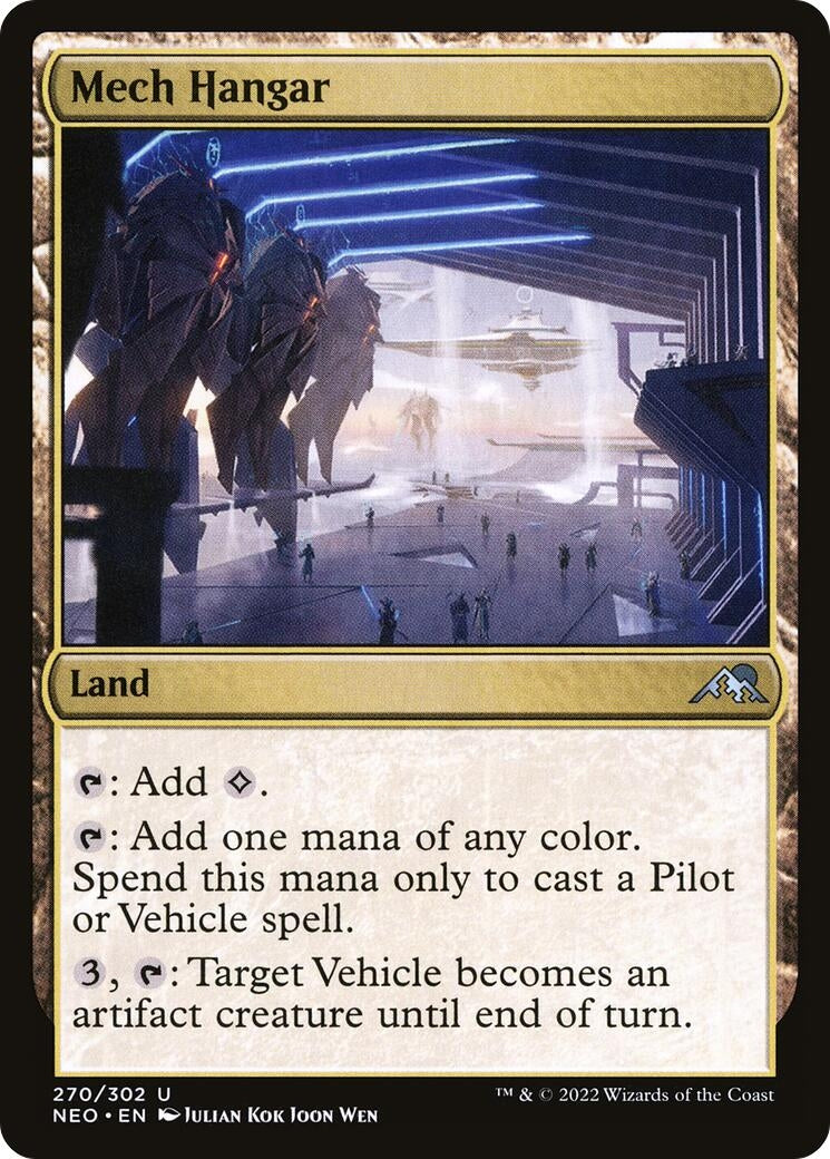 Image for Mech Hangar (270) (NEO) - Magic: The Gathering
