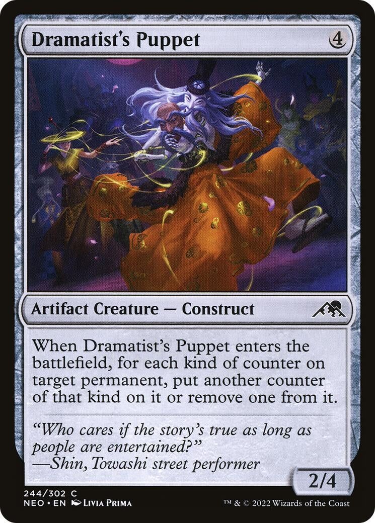 Image for Dramatist's Puppet (244) (NEO) - Magic: The Gathering