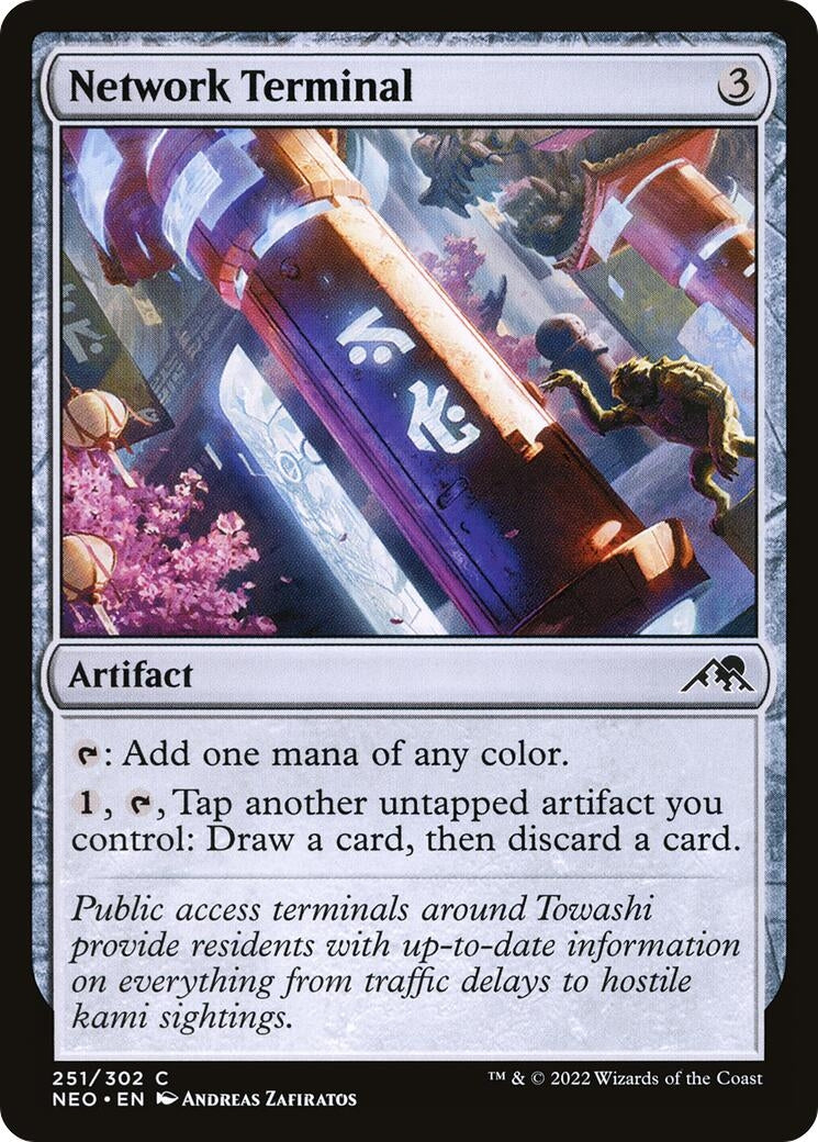 Image for Network Terminal (251) (NEO) - Magic: The Gathering