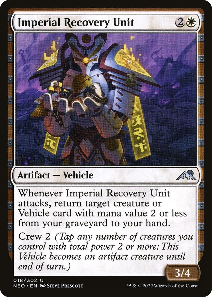 Image for Imperial Recovery Unit (18) (NEO) - Magic: The Gathering