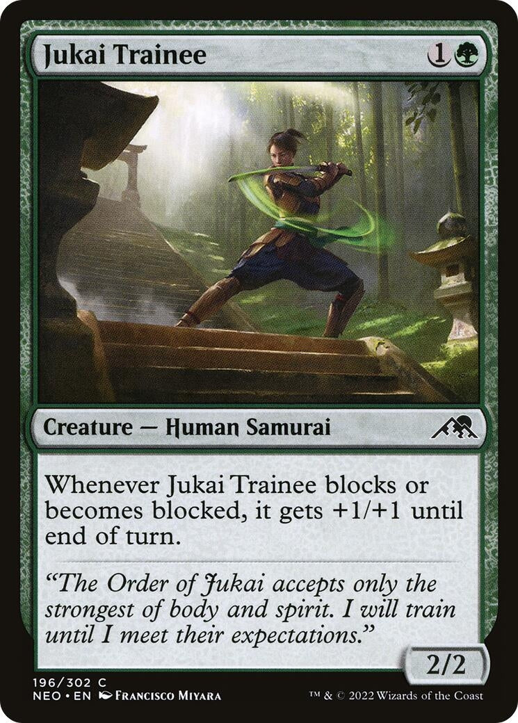 Image for Jukai Trainee (196) (NEO) - Magic: The Gathering
