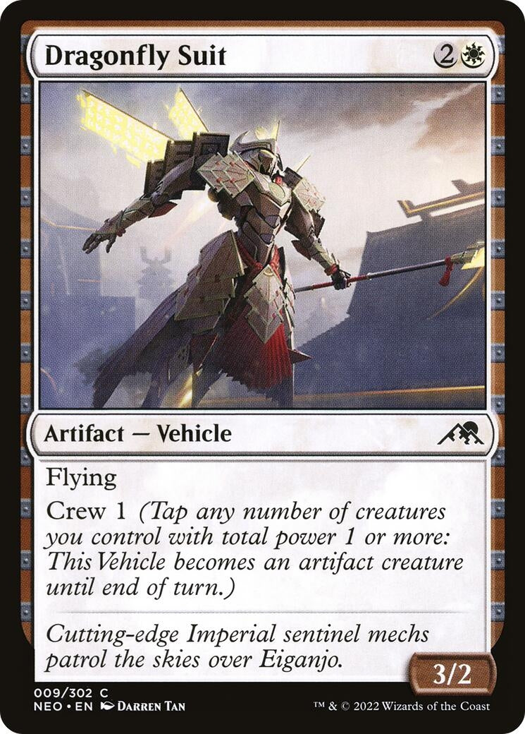 Image for Dragonfly Suit (9) (NEO) - Magic: The Gathering
