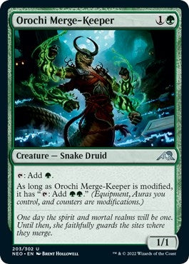 Image for Orochi Merge-Keeper (203) (NEO) - Magic: The Gathering
