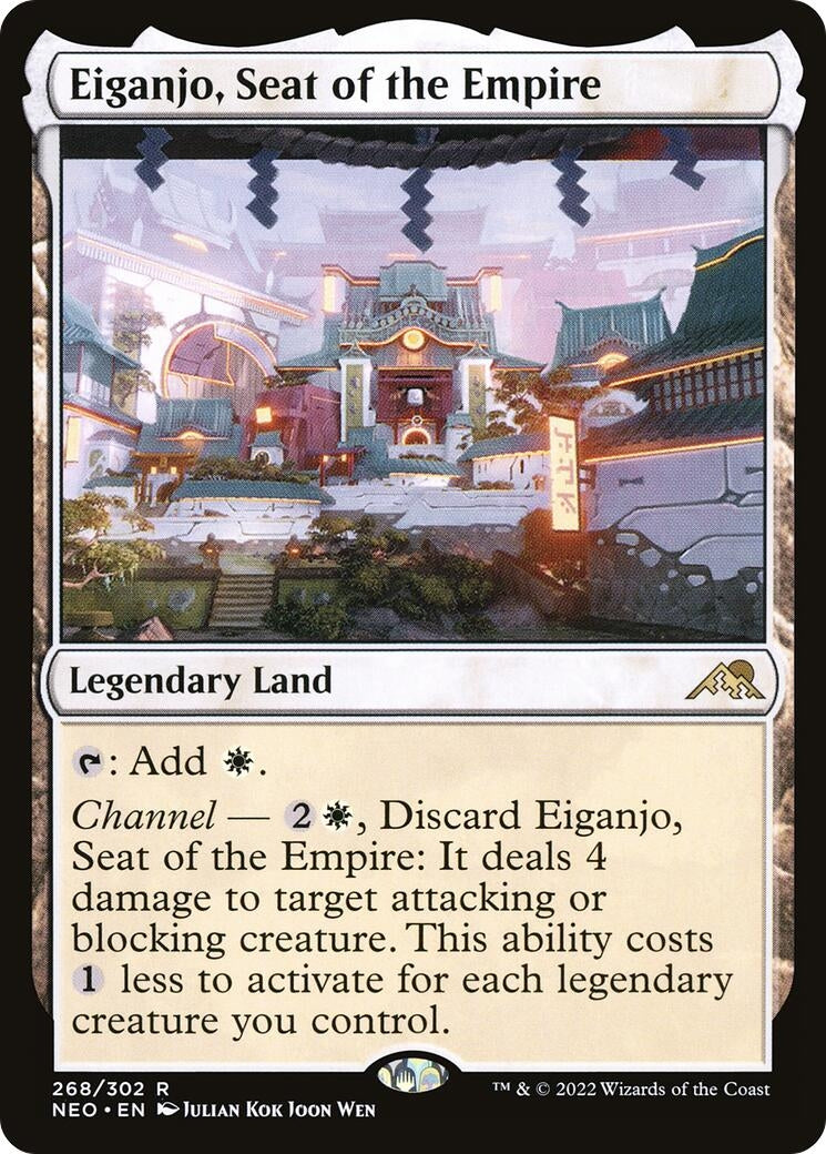 Image for Eiganjo, Seat of the Empire (268) (NEO) - Magic: The Gathering