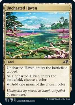 Image for Uncharted Haven (281) (NEO) - Magic: The Gathering
