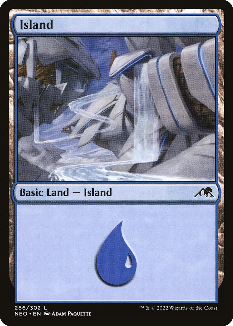 Image for Island (286) (286) (NEO) - Magic: The Gathering
