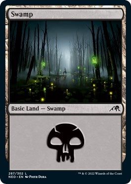 Image for Swamp (287) (287) (NEO) - Magic: The Gathering