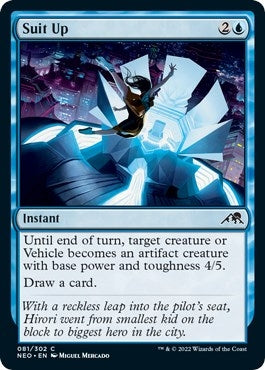 Image for Suit Up (81) (NEO) - Magic: The Gathering