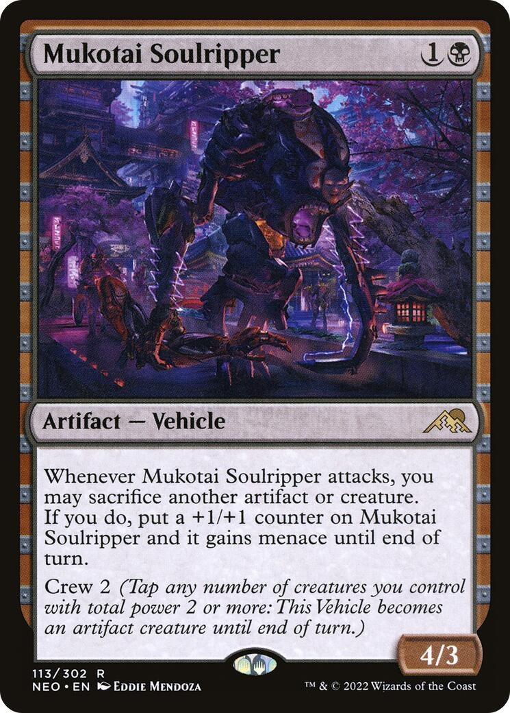 Image for Mukotai Soulripper (113) (NEO) - Magic: The Gathering