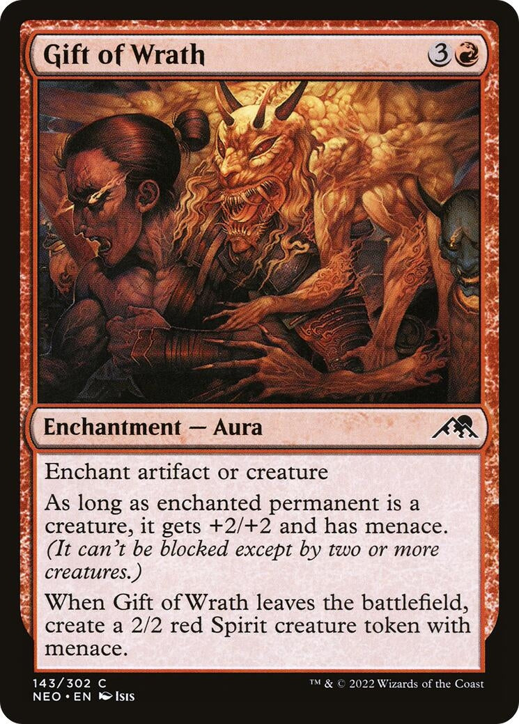 Image for Gift of Wrath (143) (NEO) - Magic: The Gathering