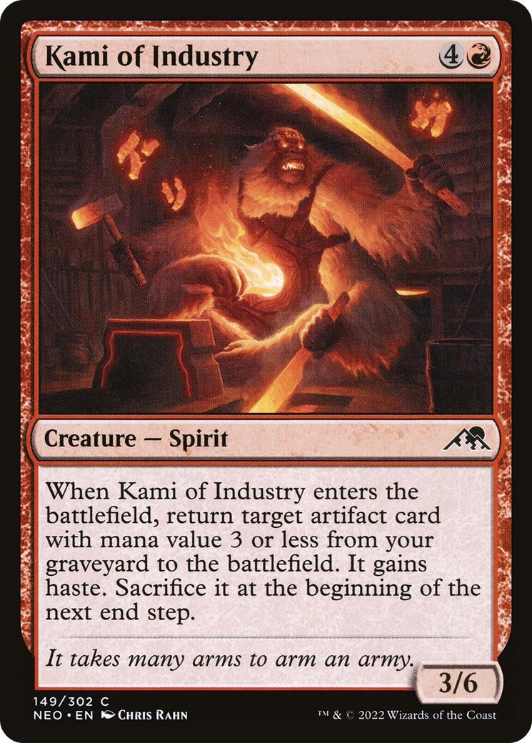 Image for Kami of Industry (149) (NEO) - Magic: The Gathering