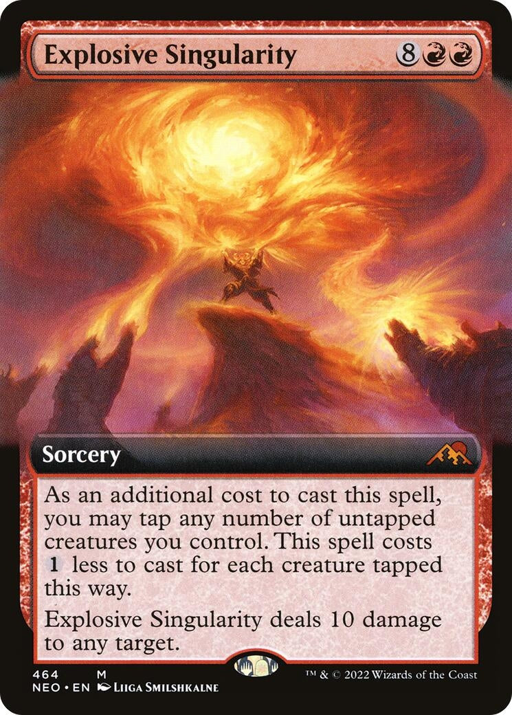 Image for Explosive Singularity (Extended Art) (464) (NEO) - Magic: The Gathering