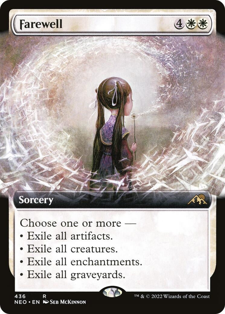 Image for Farewell (Extended Art) (436) (NEO) - Magic: The Gathering