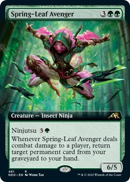 Image for Spring-Leaf Avenger (Extended Art) (481) (NEO) - Magic: The Gathering