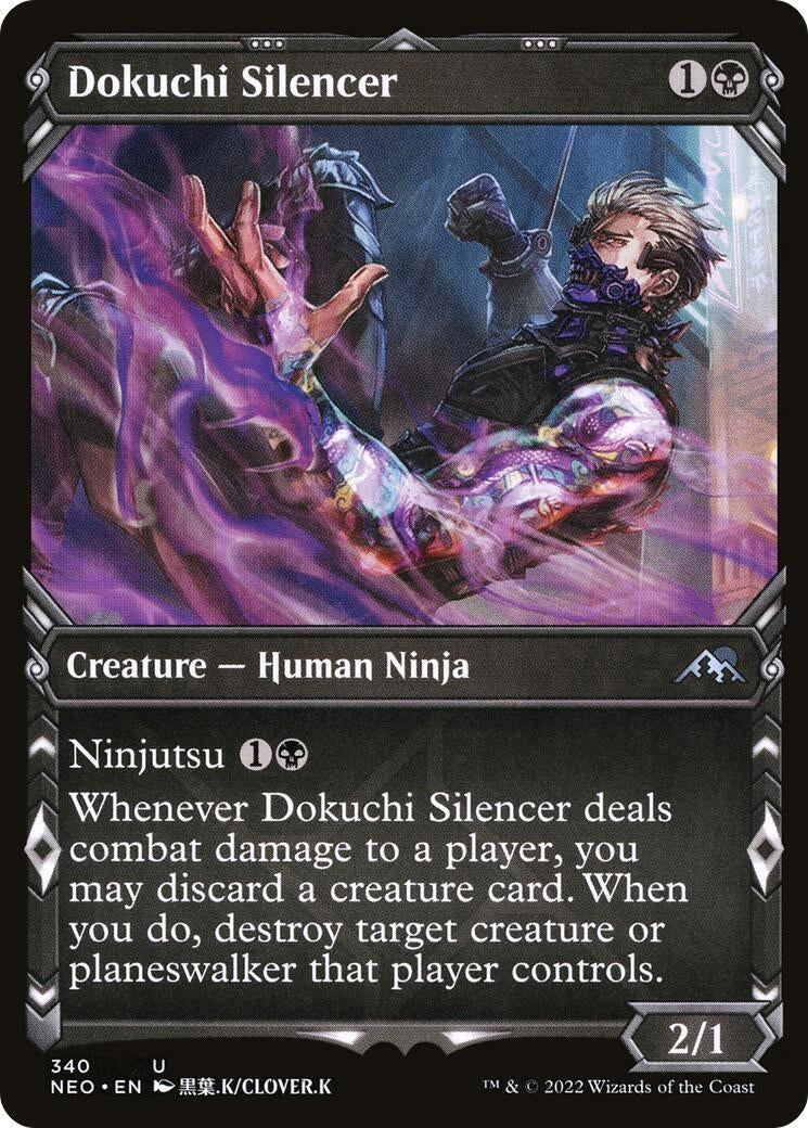 Image for Dokuchi Silencer (Showcase) (340) (NEO) - Magic: The Gathering