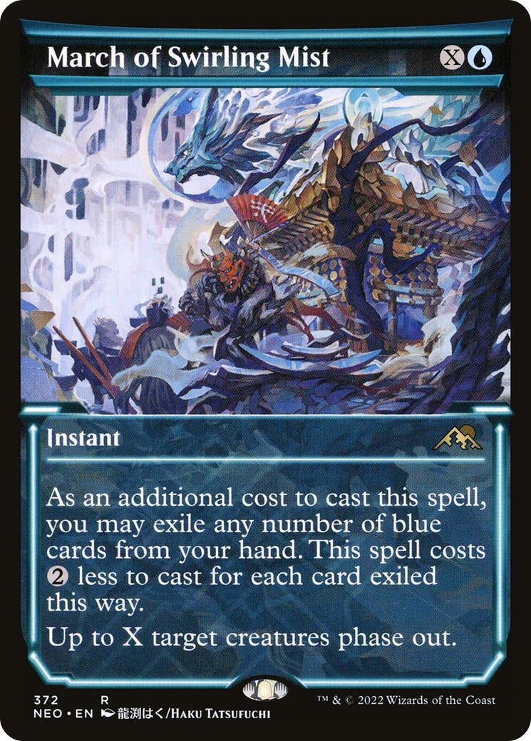Image for March of Swirling Mist (Showcase) (372) (NEO) - Magic: The Gathering